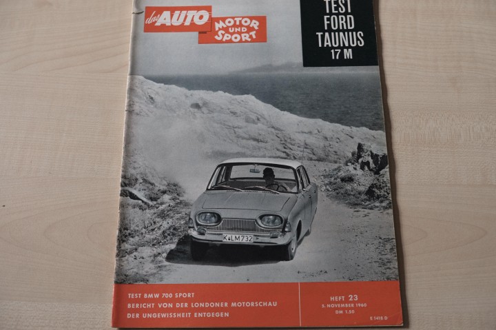 Deckblatt Auto Motor und Sport (23/1960)